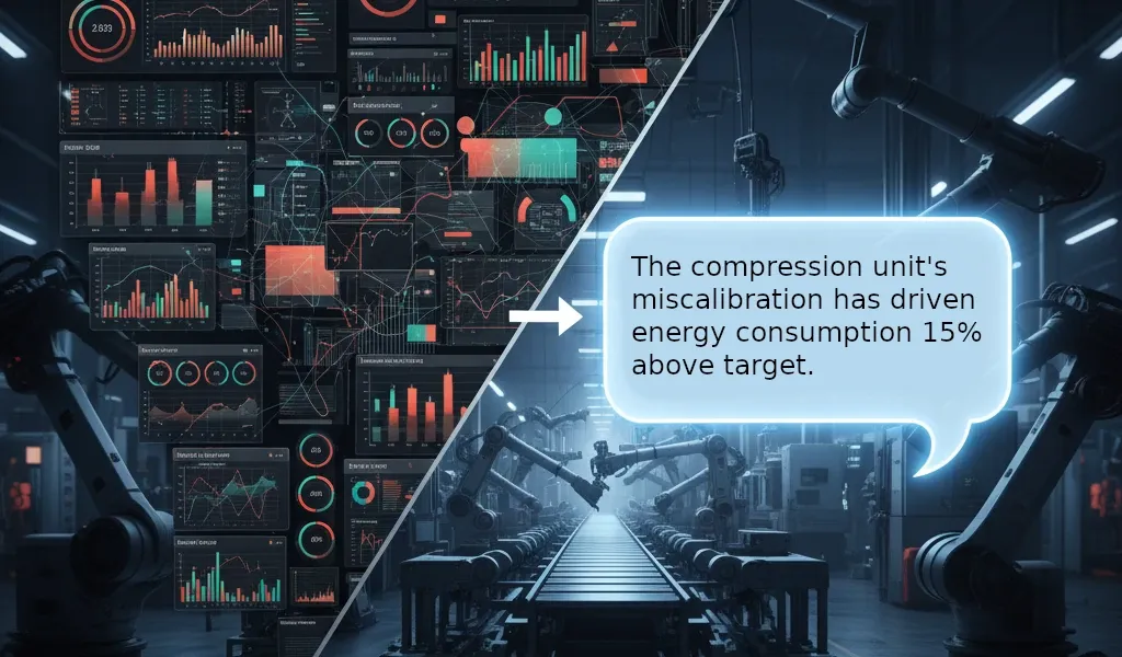 From Dashboards to Dialogue: Human-Centric Energy Intelligence in the Factory