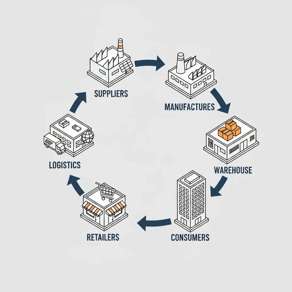 Supply chain and manufacturing visualization